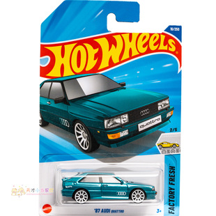 16号 '87 AUDI QUATTRO 奥迪 绿色 风火轮 FACTORY FRESH系列25A