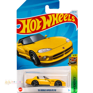 218号 '92 DODGE VIPER RT/10 道奇 黄色 风火轮 HW EXOTICS系列2