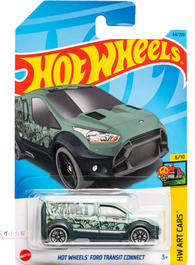 64号 HOT WHEELS FORD TRANSIT CONNECT 福特 绿色 风火轮 HW