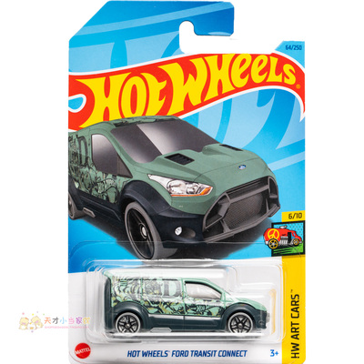 64号 HOT WHEELS FORD TRANSIT CONNECT 福特 绿色 风火轮 HW