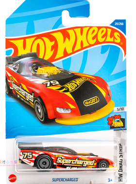 211号 SUPERCHARGED 红黑色 风火轮 HW DRAG STRIP系列22M