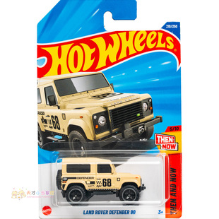 210号 LAND ROVER DEFENDER 90 路虎卫士 土黄色 风火轮