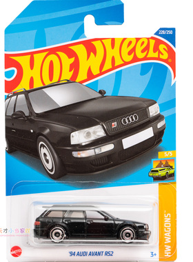 228号 '94 AUDI AVANT RS2 奥迪 黑色 美泰风火轮 HW WAGONS系列2