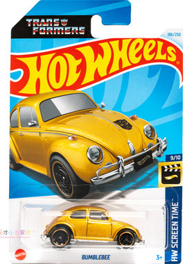 186号 BUMBLEBEE 大众甲壳虫变形金刚 电镀金色 风火轮 HW SCREEN