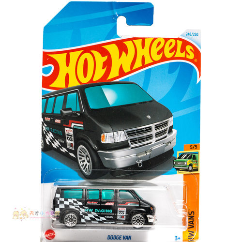 248号 DODGE VAN 道奇 黑色 风火轮 HW VANS系列24Q