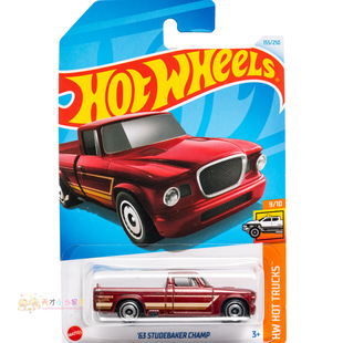 155号 '63 STUDEBAKER CHAMP 酒红色 美泰风火轮 HW HOT TRUCKS系