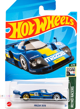 28号 MAZDA 787B 马自达 蓝色 美泰风火轮 RETRO RACERS系列23C23
