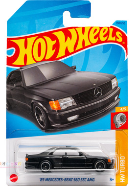 150号 '89 MERCEDES-BENZ 560 SEC AMG 奔驰 黑色 美泰风火轮 HW