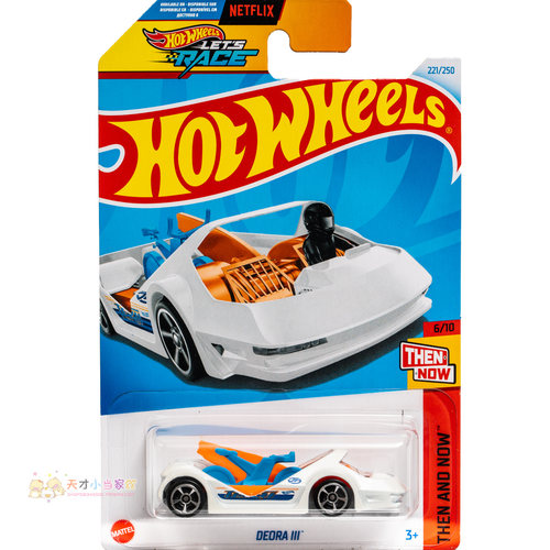 221号 DEORA III 白色 风火轮 THEN AND NOW系列24M