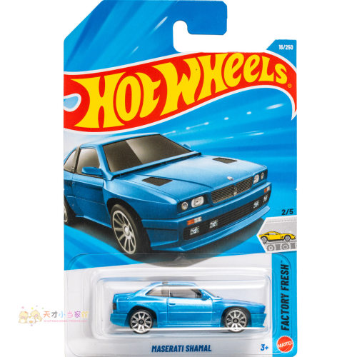 16号 MASERATI SHAMAL 玛莎拉蒂 蓝色 风火轮 FACTORY FRESH系列2