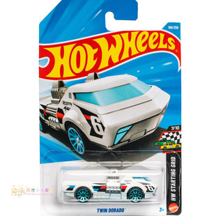 100号 TWIN DORADO 白色 风火轮 HW STARTING GRID系列26D26E