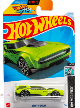 35号 DRIFT'N BREAK 绿色 风火轮 HW MODIFIED系列24B
