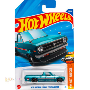 93号 1975 DATSUN SUNNY TRUCK(B120) 达特桑 绿色 风火轮 HW HOT