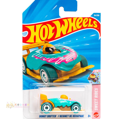 54号 DONUT DRIFTER 甜甜圈车 翠绿色 风火轮 SWEET RIDES系列26C