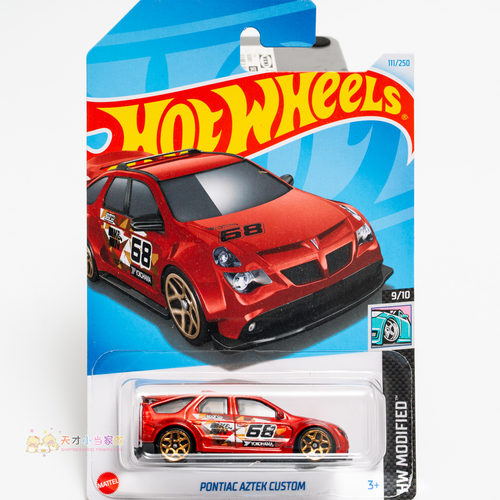 111号 PONTIAC AZTEK CUSTOM 红色 美泰风火轮 HW MODIFIED系列24