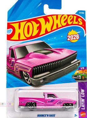 17号 BOUNCE'N BASS 粉红色 风火轮 LAYIN' LOW系列26F