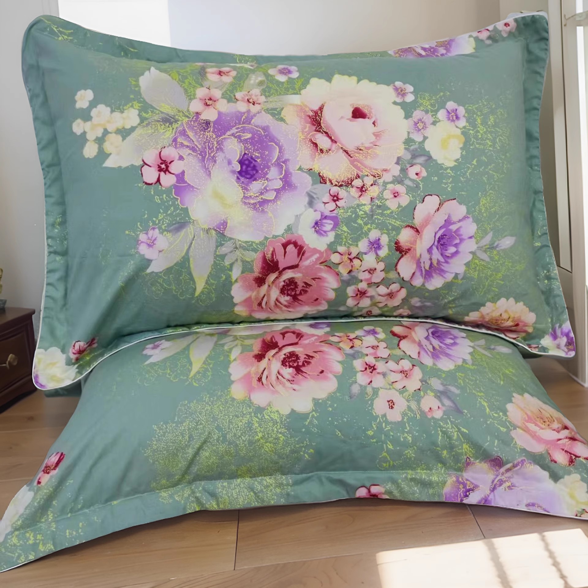 定做纯棉加厚精品磨毛家用枕头套舒适柔软亲肤枕芯套全棉枕套一对