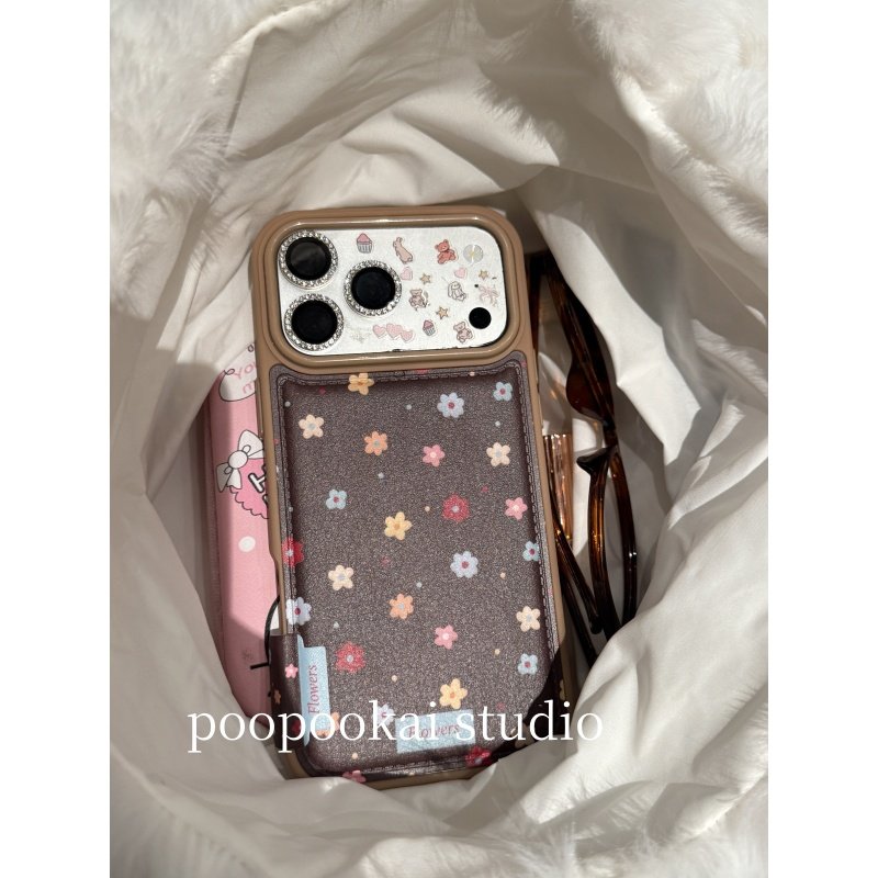 PooPookai秋冬小众紫底彩色花朵适用于苹果16/17promax/iPhone15pro手机壳女款14全包防摔13保护套,3C数码配件,手机保护套/壳,淘宝优惠券,粉丝福利购,淘宝优惠卷