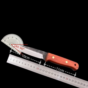新星弹簧钢加长刀手工小刀安大略18剁分割刀雷胖子户外荒野露营刀