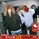 lemanism美式潮流毛领座山雕棉服男款2025冬季新款情侣款派克服女