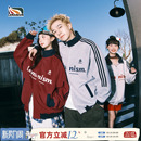 运动夹克上衣卫衣女 情侣美式 lemanism棒球服红色外套男款 立领春季
