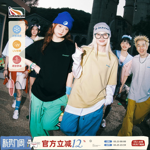 潮流260G重磅短袖 体恤衫 T恤男2026夏季 半袖 女 情侣款 lemanism美式