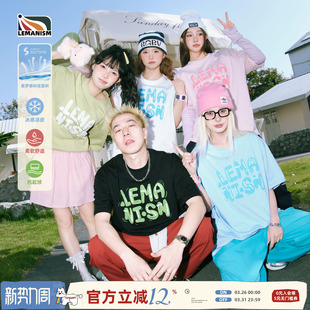 潮流索罗娜字母短袖 半袖 T恤男2026夏季 情侣款 女 新款 lemanism美式