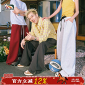 潮流撞色抽绳卫裤 情侣款 男款 lemanism美式 2026春季 新款 休闲长裤 女