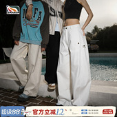 子宽松休闲长裤 lemanism美式 男2025春秋情侣直筒裤 裤 复古纯棉工装