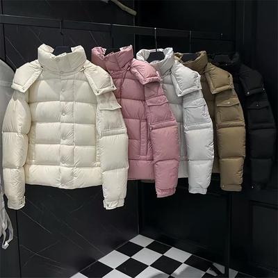 2025新款蒙家雾面玛雅羽绒服男女款冬季白鸭绒情侣maya连帽外套潮