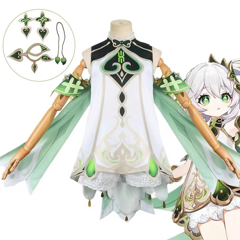 cos原神全套成人C服纳西妲小吉祥须弥游戏服装草神女儿童动漫假发
