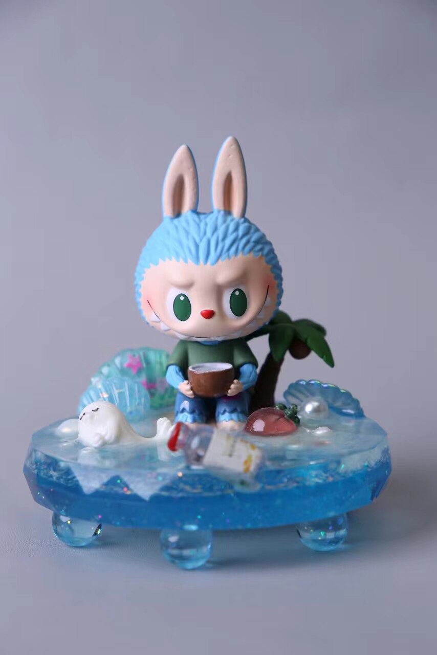 卡哇伊的娃娃屋手机支架场景盘手工滴胶制品接受定制,拍前请咨询