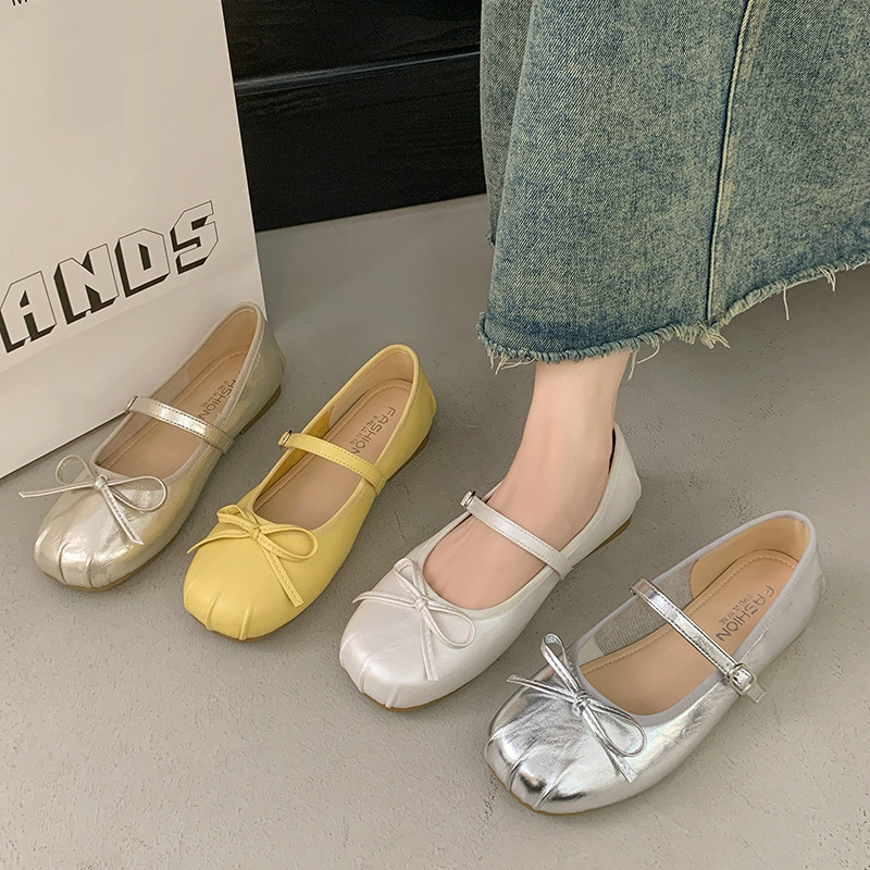 赵露思同款玛丽珍单鞋女鞋2026春季新款浅口法式配裙子芭蕾舞鞋子