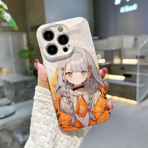 壳艺日系二次元简约可爱女适用苹果15手机壳新款iPhone14软壳动漫13Pro菲林全包一加ace3小米12荣耀90红米K70
