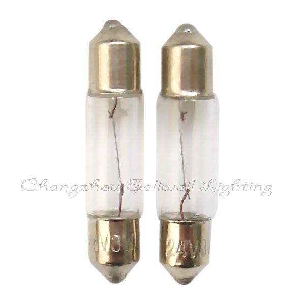 赛远电光源 双尖泡 24v 3w 6x30 b027 高品质