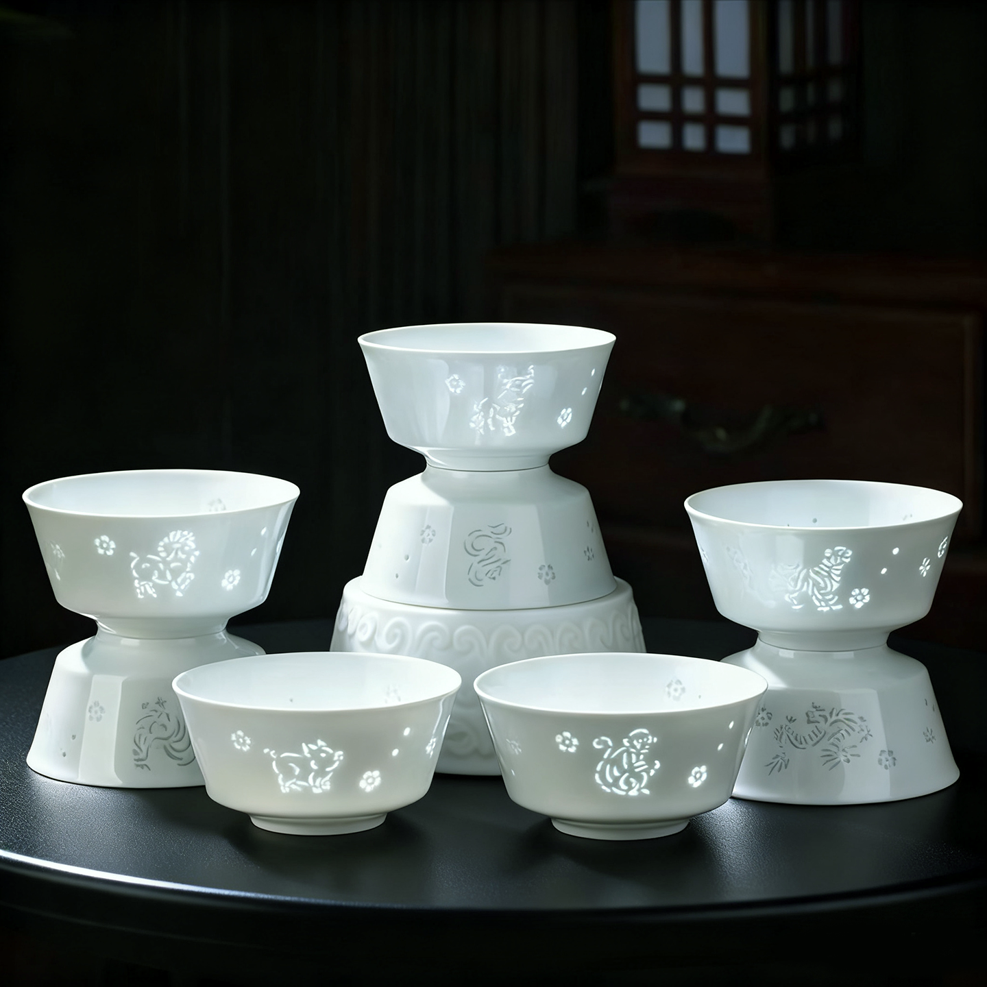 艺韵十二生肖家用饭碗