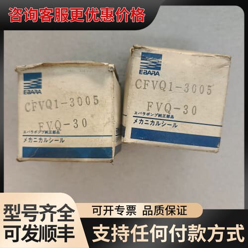 议价EBARA荏原CFVQ1-3005机械密封可维修