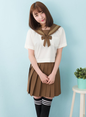 麦子家JK制服水手服夏服关东襟女子高女高中生学生服多色可选