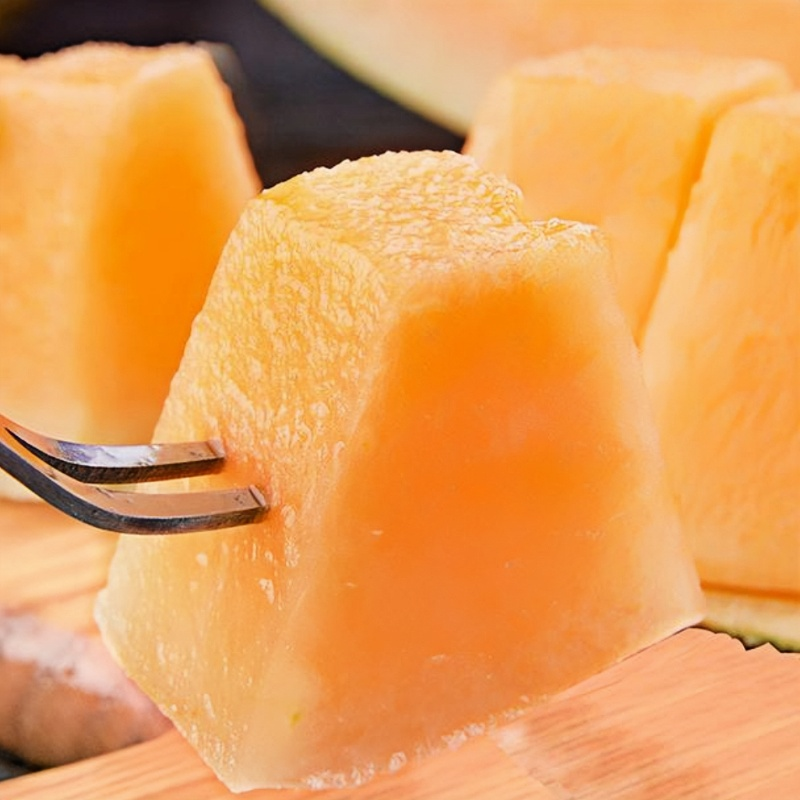 山东哈密瓜应季新鲜水果又脆又甜多汁网纹瓜当季蜜瓜不甜包赔