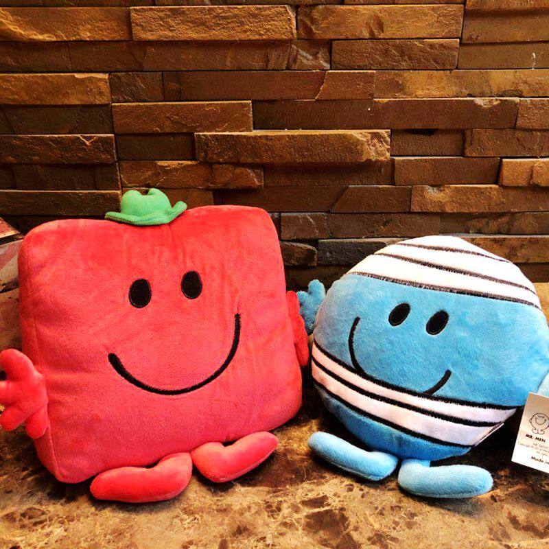 绘本 mr men and little miss 奇先生妙小姐 强壮 毛绒玩具 抱枕