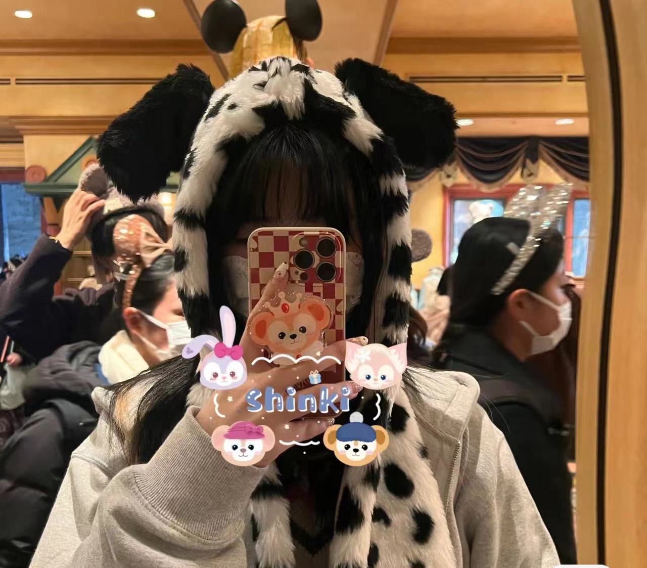 101斑点狗兔子警长帽子