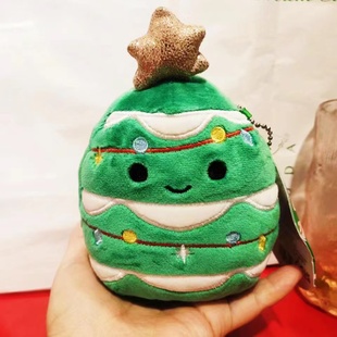 美国squishmallows 软糖家 圣诞树 毛绒玩具公仔摆件 挂件 包邮