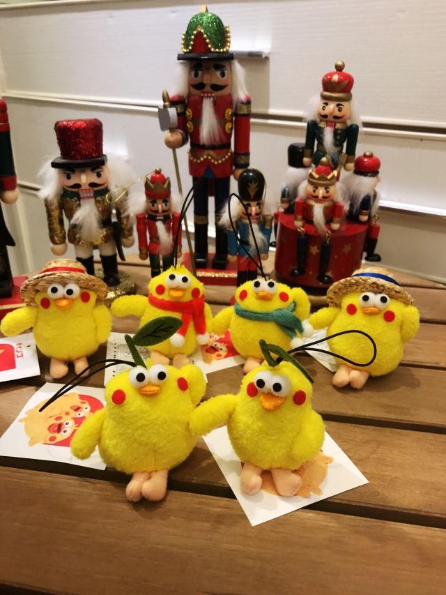 日本兄弟小鸡毛绒玩具挂件