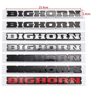 BIGHORN车贴适用于道奇公羊霸王龙RAM皮卡改装车门侧标后尾箱贴标