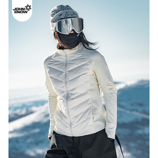 john snow滑雪保暖层羽绒内胆女款男款新款轻薄保暖马甲修身户外