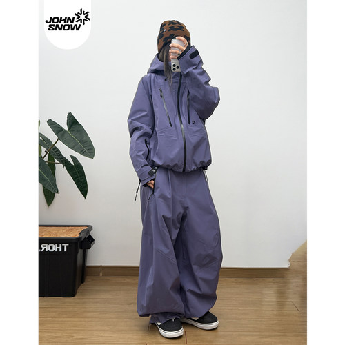 雪场超出片！johnsnow硬壳滑雪服