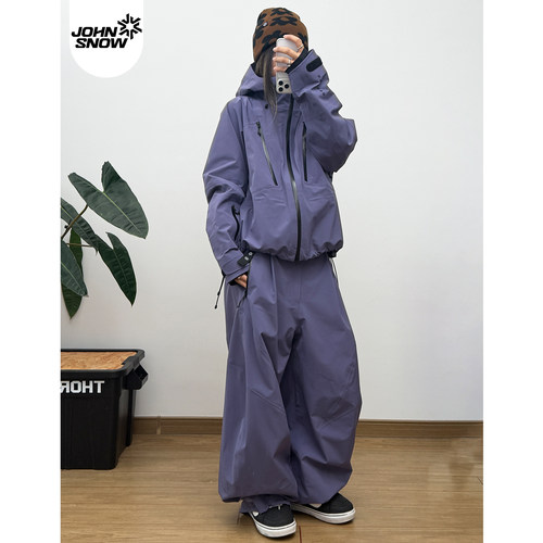 雪场超出片！johnsnow硬壳滑雪服