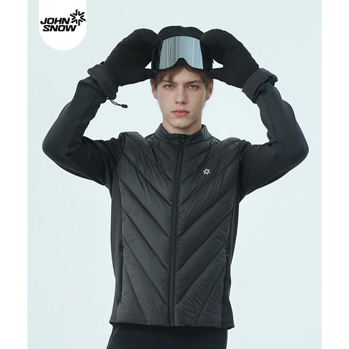 John snow羽绒内胆白鸭绒滑雪保暖中间层轻薄新款户外女男款外套