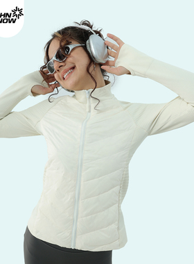 John snow滑雪保暖层羽绒内胆女冬季户外轻薄修身中间层马甲内搭