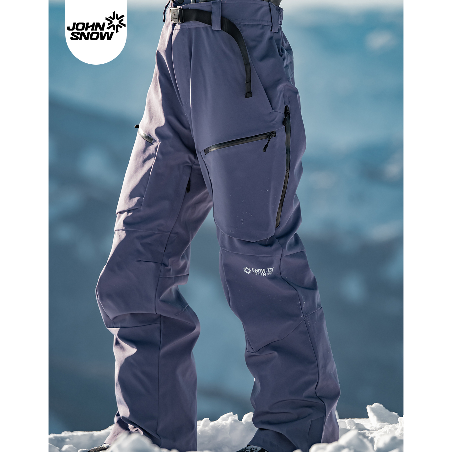john snow单板滑雪裤女款男士防水防风3L专业滑雪服裤子2025新款